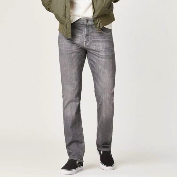 Mavi 31x32 Tag Size Matt Relaxed Straight Leg Men’s Jeans Gray Actual 34x31.5 - Picture 1 of 9